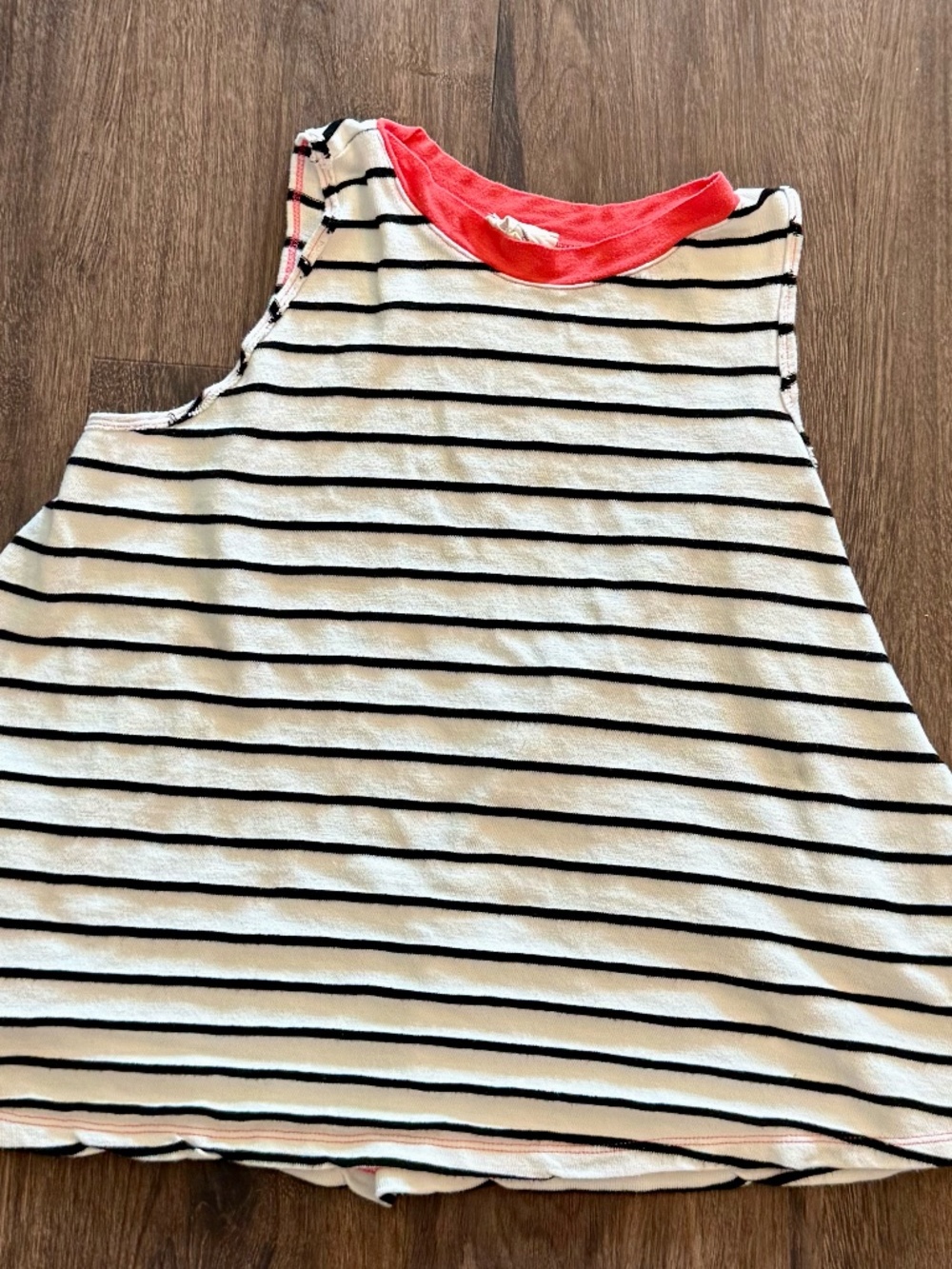 Betsey's Boutique Shop Women's Striped Tank - White/Black - Size XL
